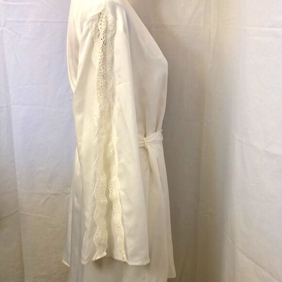 In Bloom by Jonquil bridal lace nightgown and robe. Off white size M/L - Picture 9 of 13